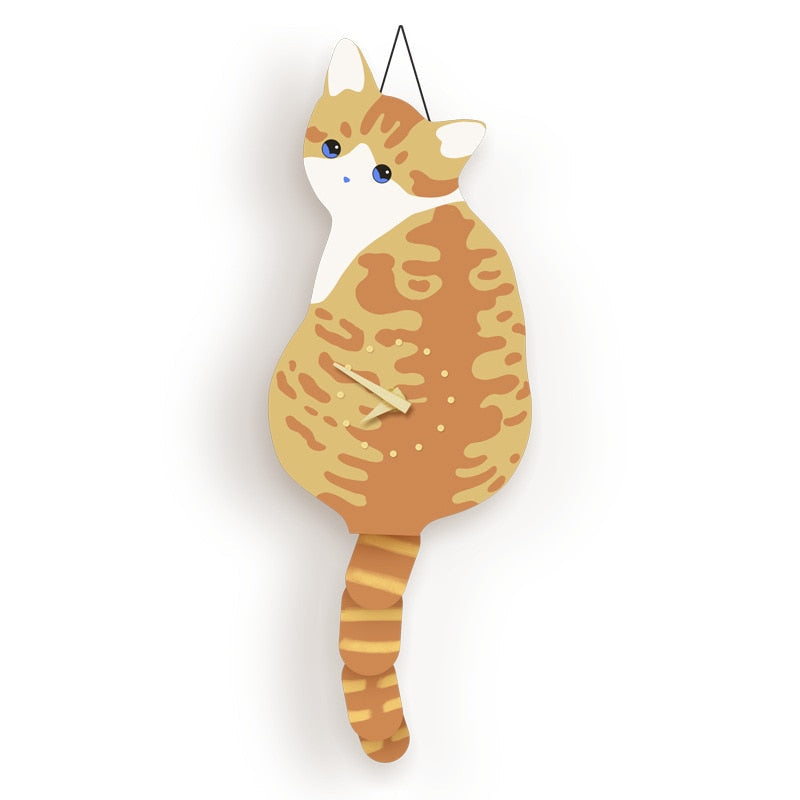 Fun Kitty Wall Timepiece