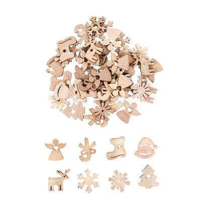Fesara Wooden Festive Holiday Christmas Decorations