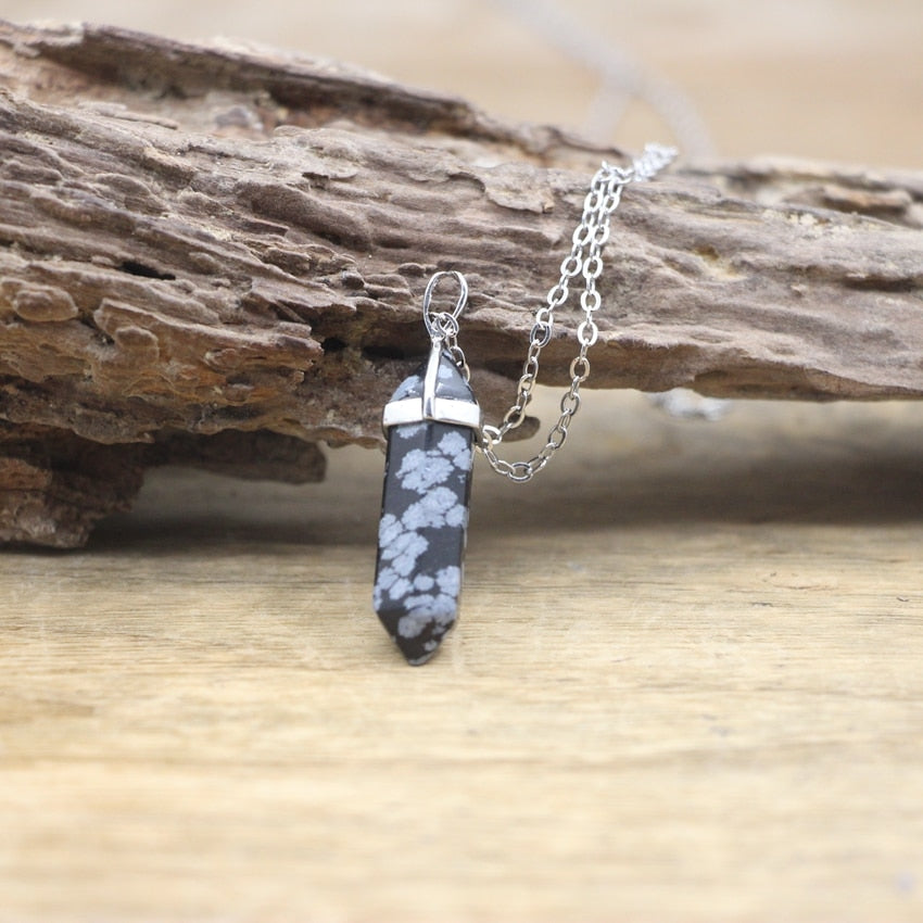 Boho Gemstone Chakra Pendant Necklace