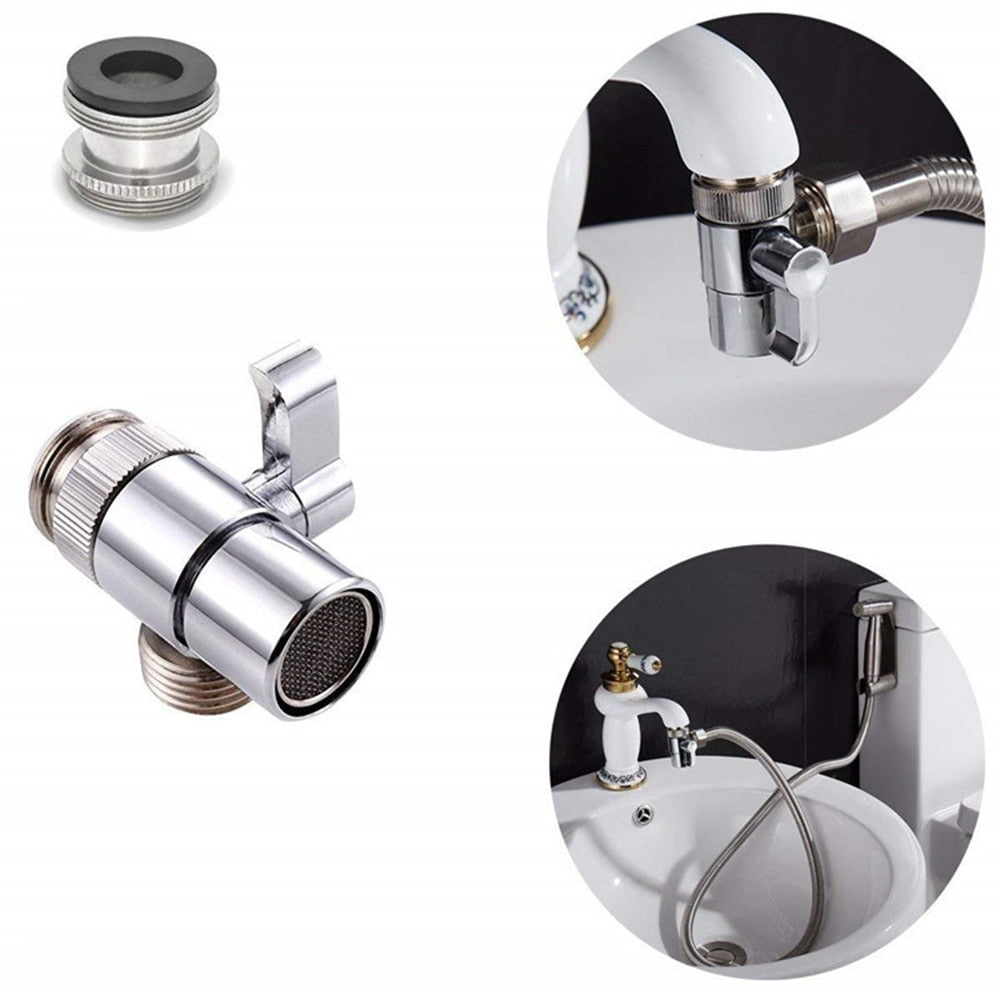 Versatile Faucet Adapter Splitter Valve