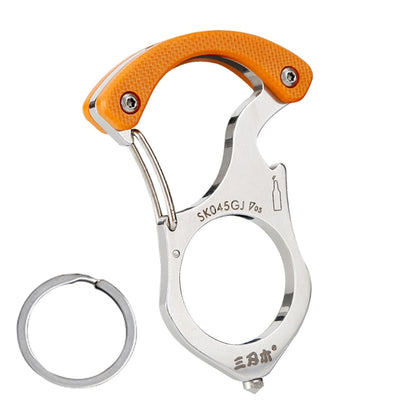 Tough Outdoor Survival Keychain Ring Tool