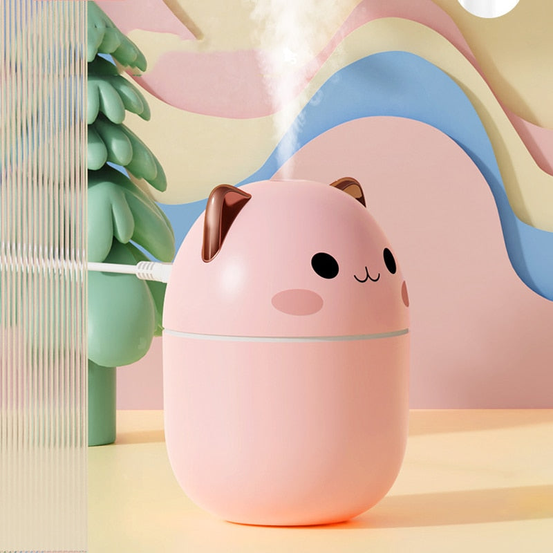 Compact LED Air Purifier Humidifier for Home