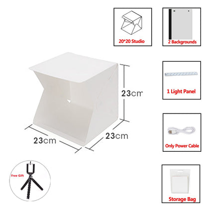 Professional Tabletop Photography Lighting Kit