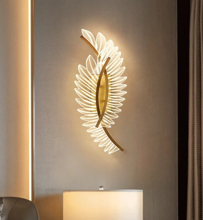 Shine Bright Gold Accent Wall Lamp