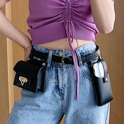 Practical Leather Crossbody Phone Bag with Multiple Compartments