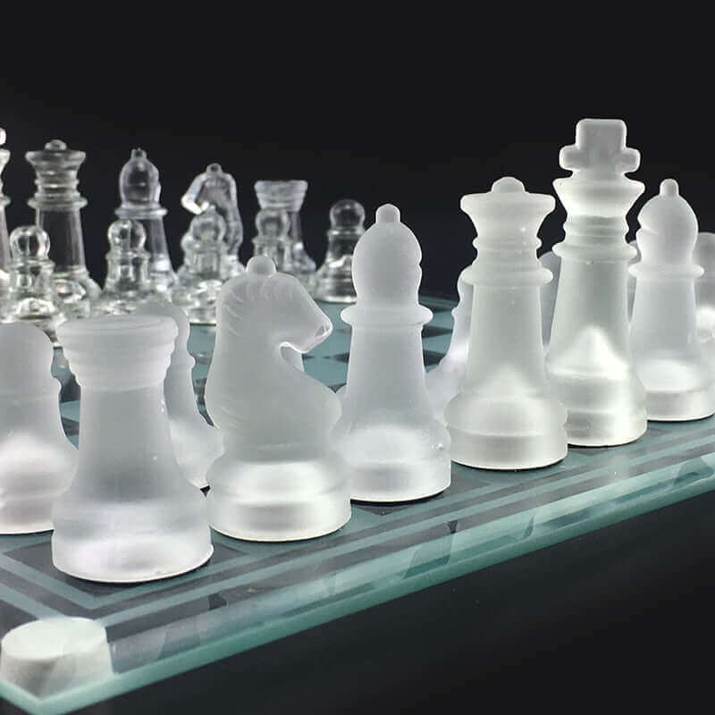 Classic Glass Chess Board Set