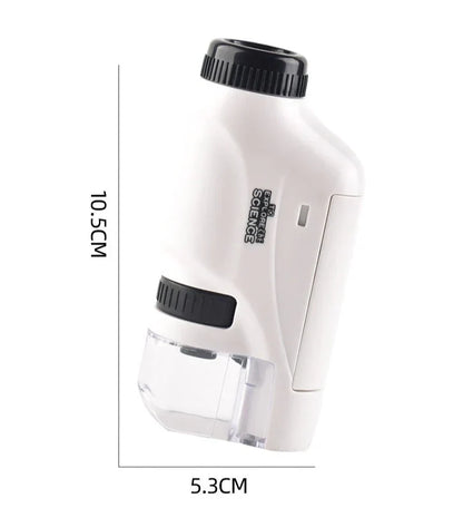 Compact Pocket Microscope for Kids and Beginners