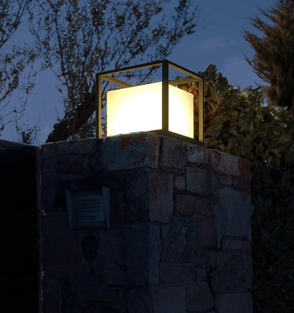 Outdoor Solar Patio Light Fixture