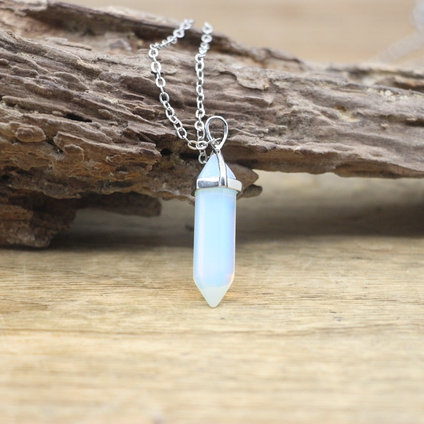Boho Gemstone Chakra Pendant Necklace