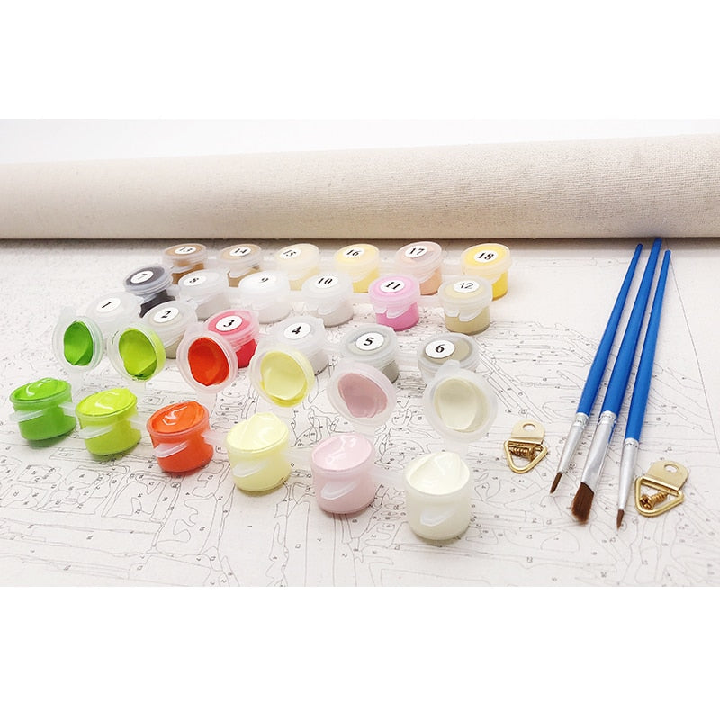 Beautiful Floral Art Painting Kit