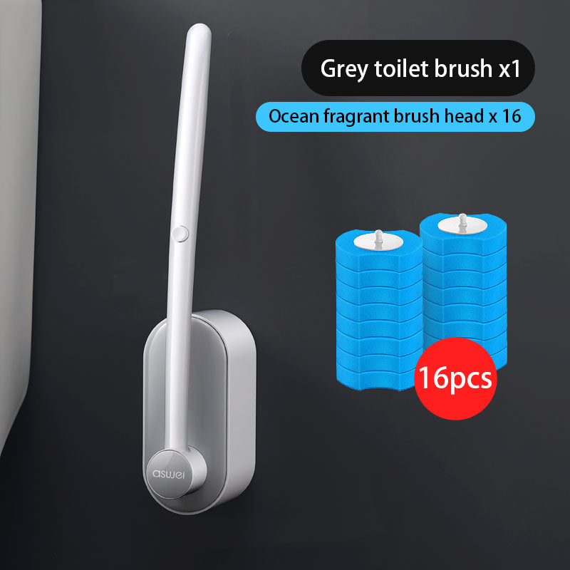 Extended Handle Bathroom Toilet Brush Set - Fesara