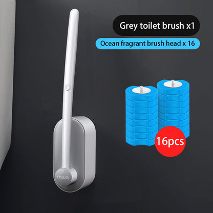 Extended Handle Bathroom Toilet Brush Set - Fesara