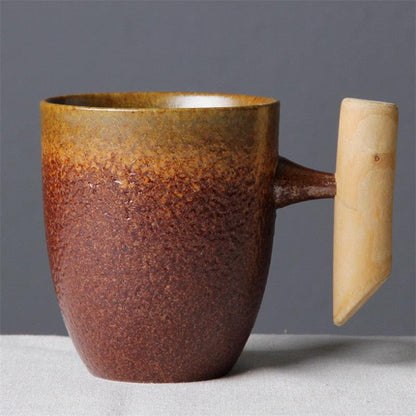 Vintage Style Ceramic Coffee Mug