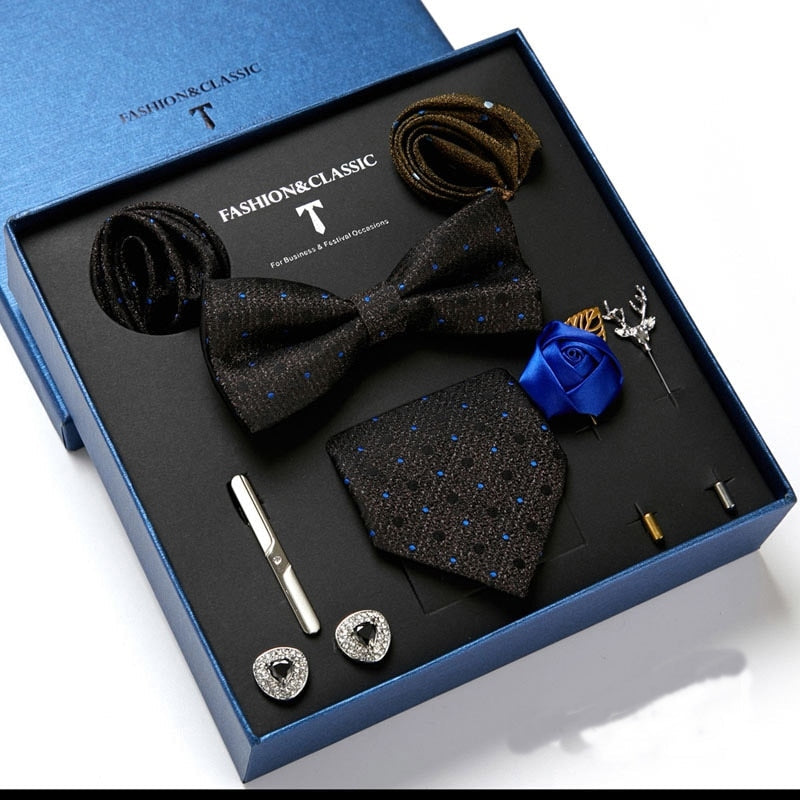 Elegant Men's Tie Accessory Gift Set
