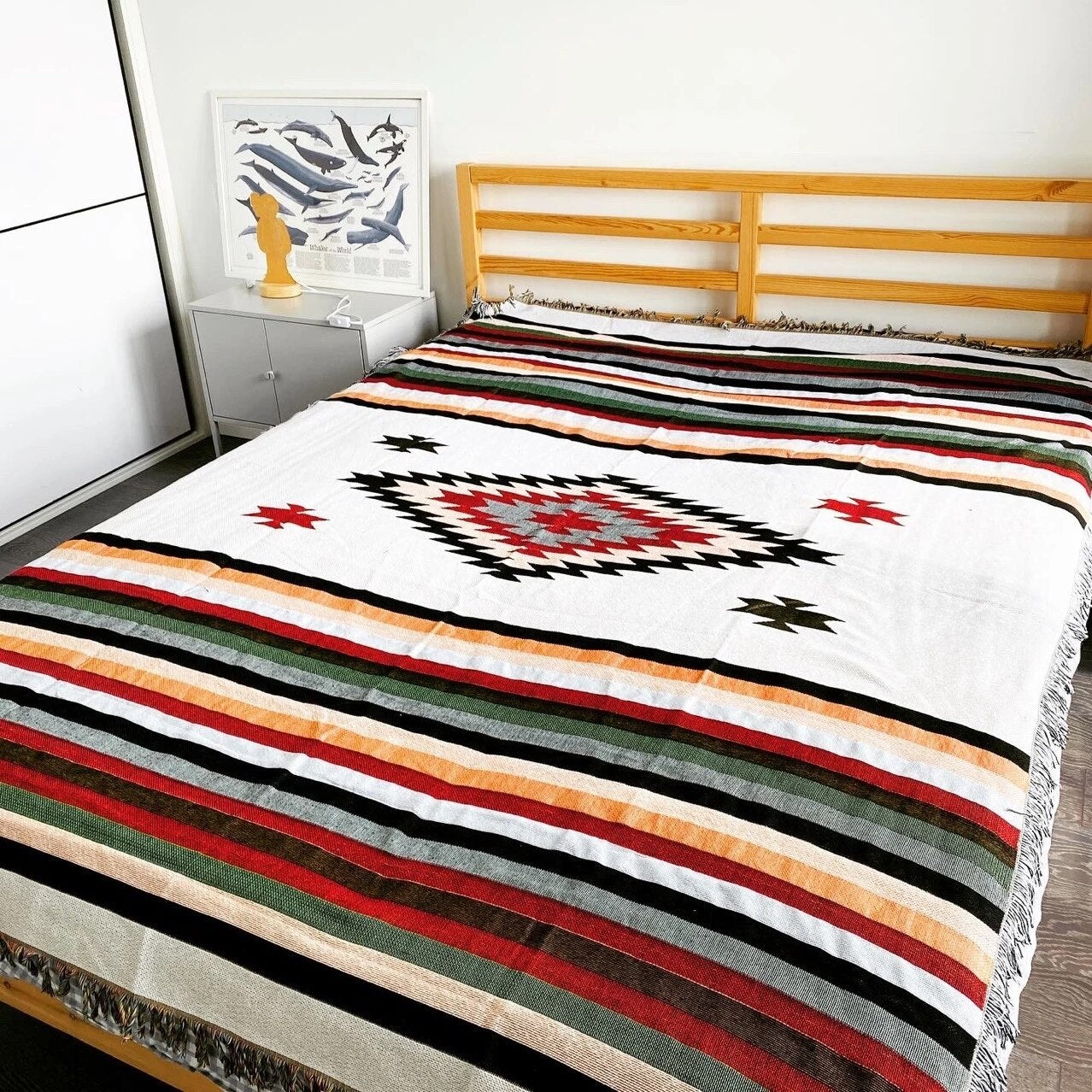 Rustic Fall Pumpkin Throw Blanket Cover