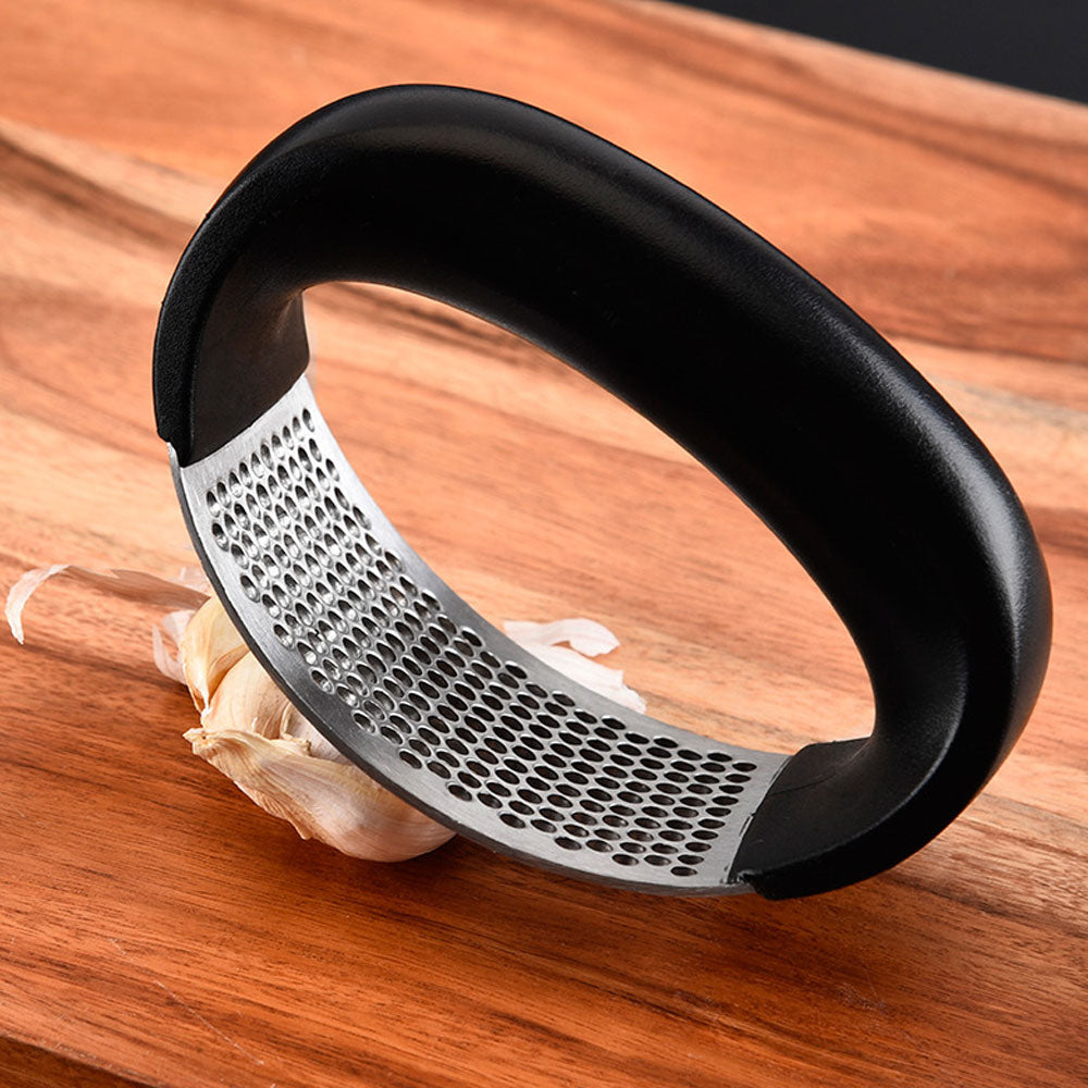 Easy Grip Stainless Garlic Crusher