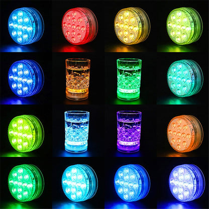 Colorful LED Waterproof Lamp with Remote