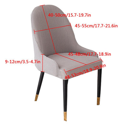 Stretchy Snug Fit Curved Chair Slipcover