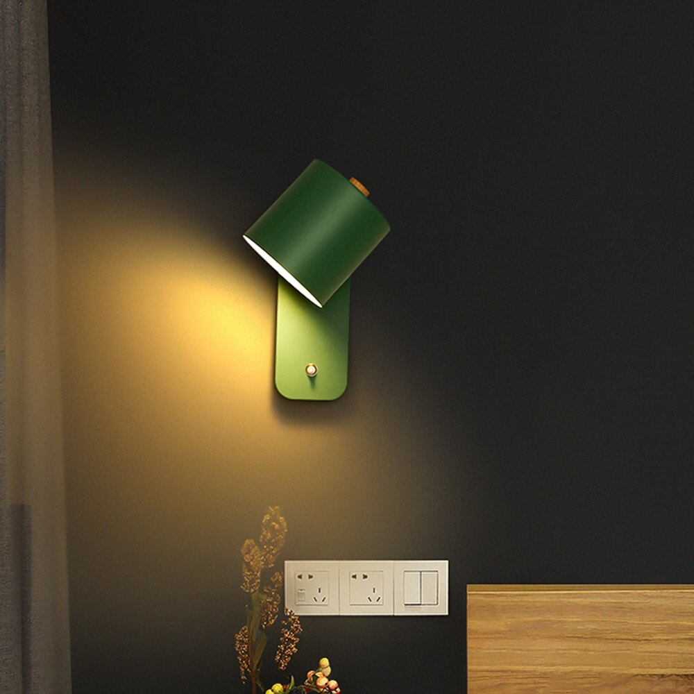 Stylish LED Wall Light with On/Off Switch for Home