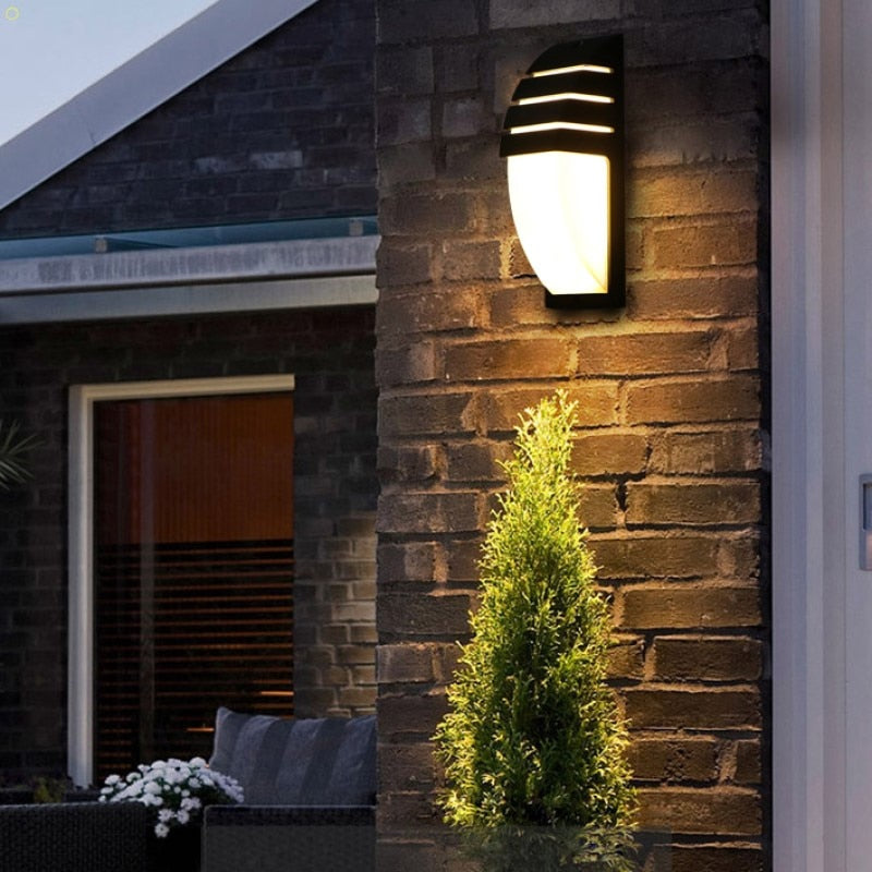 Motion Activated Weatherproof Outdoor LED Wall Lamp