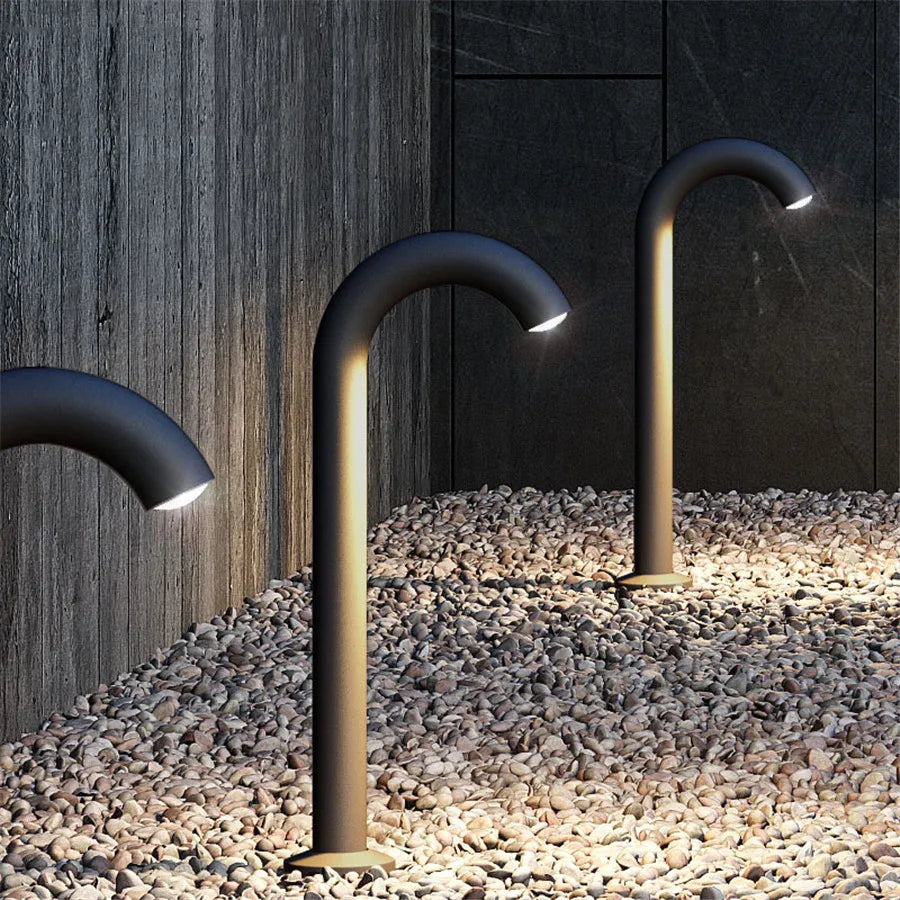 Variant image for Modern IP68 Waterproof Aluminum Courtyard Pillar Light - 50,000 Hour Lifespan, Energy Efficient, Multiple Color Temperatures-1