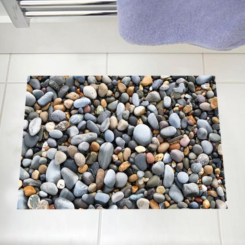 Decorative Marble Effect Bathroom Floor Decals