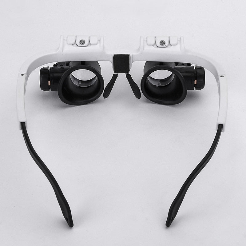 Compact LED Magnifying Glass with Adjustable Light