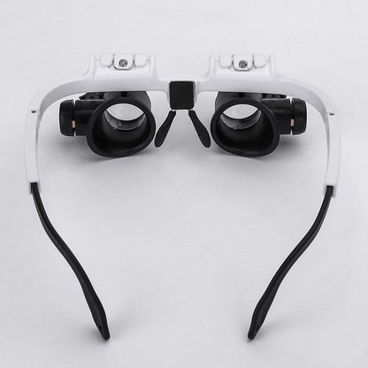 Compact LED Magnifying Glass with Adjustable Light