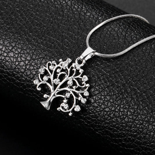 Nature Inspired Tree Pendan Necklace - Fesara