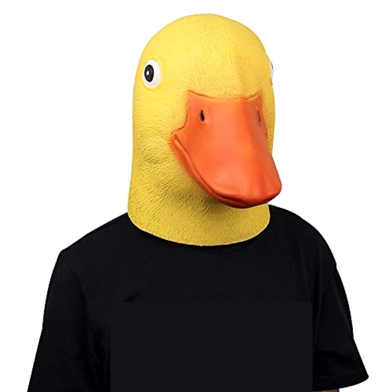 Fun Yellow Duck Costume Mask - Fesara