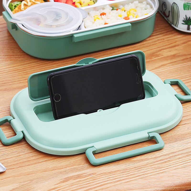Insulated Kids Lunch Container with Multiple Compartments