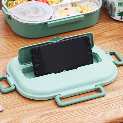 Insulated Kids Lunch Container with Multiple Compartments