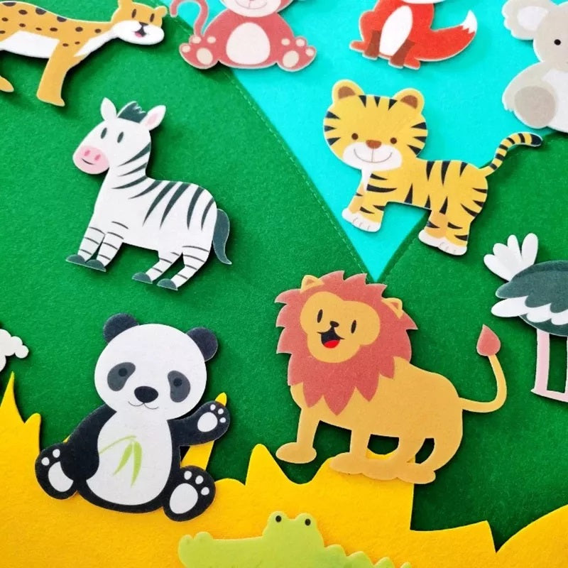 Interactive Learning Felt Board Toy for Kids