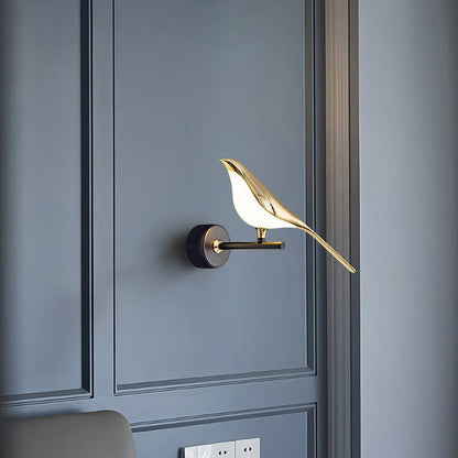 Delicate Bird Wall Lamp for Warm Ambient Lighting