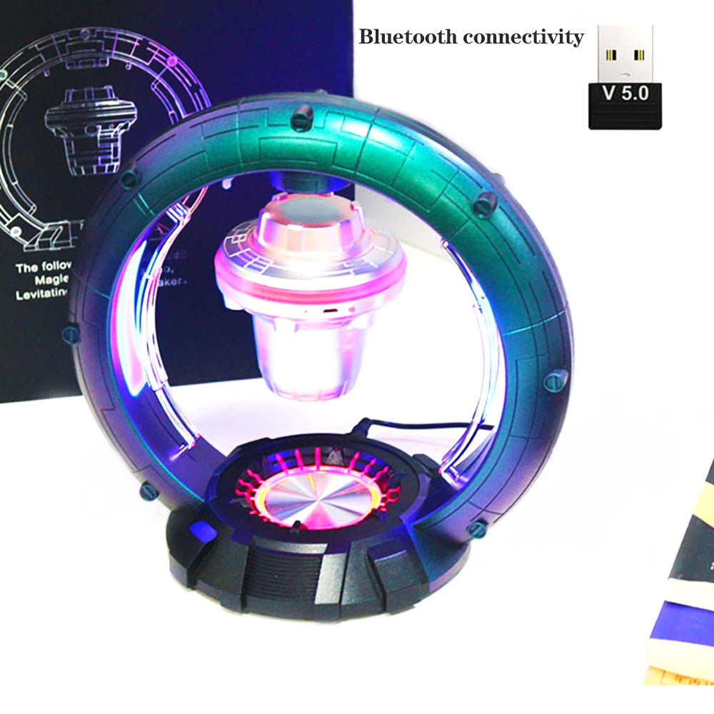 Floating LED Space Lamp Speaker