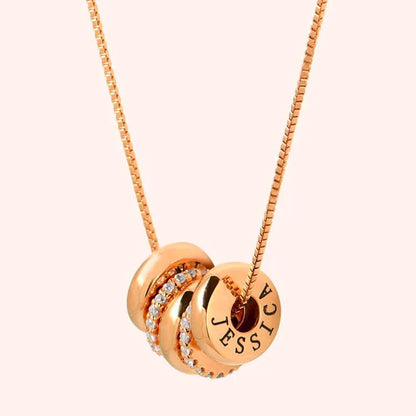 Customizable 18k Gold Diamond Bar Necklace