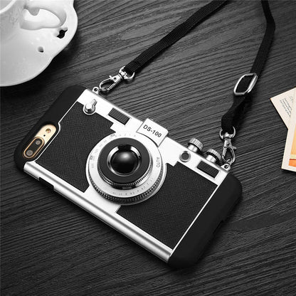 Vintage Style 3D Camera Phone Cover