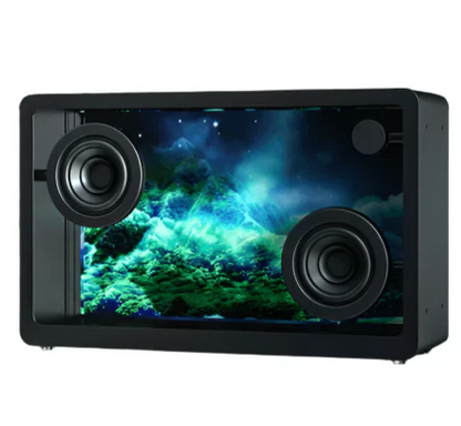 Wireless Speaker with LED Lyrics Display & Clear Design