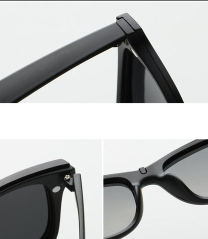 Stylish Polarized Sunglasses with Magnetic Lenses
