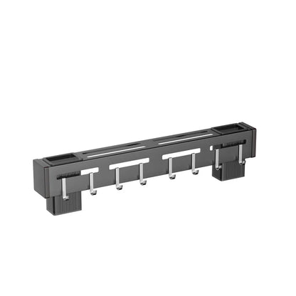 Modern Wall Mount Knife Rack with Utensil Hooks