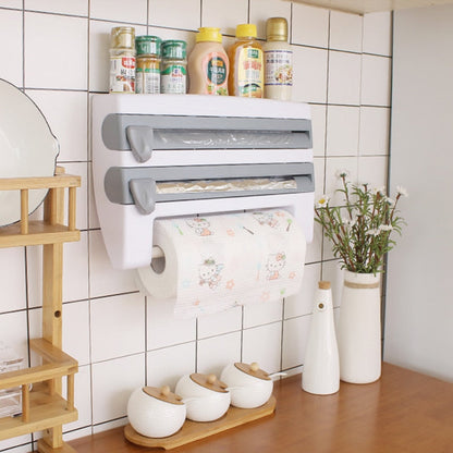 Space Saving Foil and Baking Paper Holder Shelf - Fesara