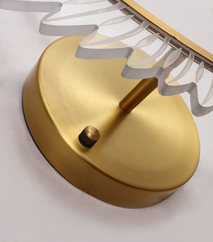 Shine Bright Gold Accent Wall Lamp