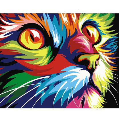 Colorful Animal Art Kit by Numbers