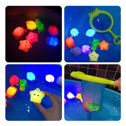 Bright Glow Bath Toy Set for Kids