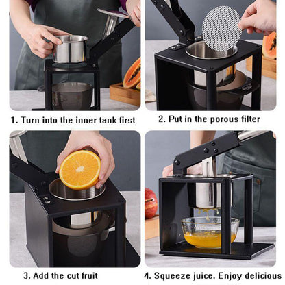 Easy Squeeze Stainless Manual Juice Extractor