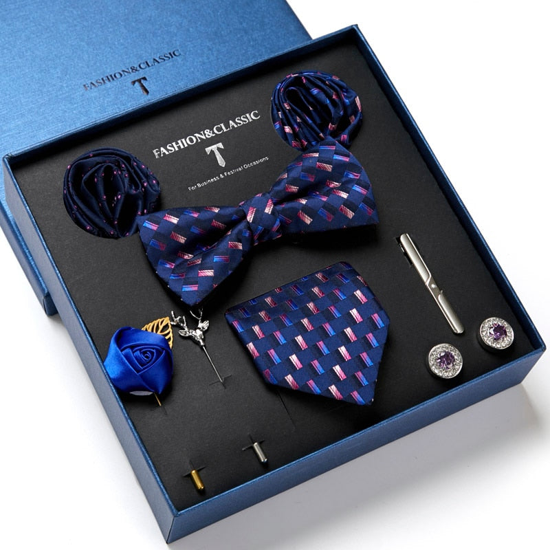 Elegant Men's Tie Accessory Gift Set