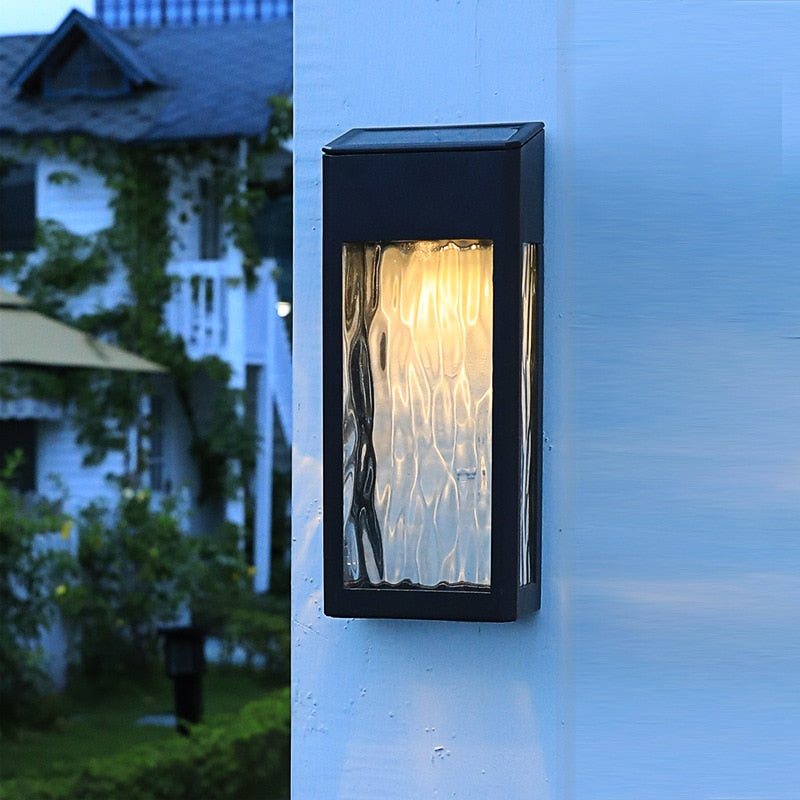 Eco Friendly Solar Powered Outside Wall Light