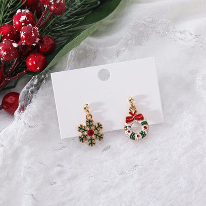 Fesara | Festive Holiday Cheer Drop Earrings