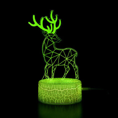 Colorful 3D Bedroom Night Light Lamp