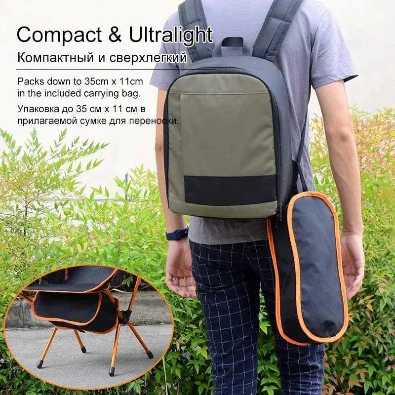 Portable Camping Set with Lightweight Chair & Blanket